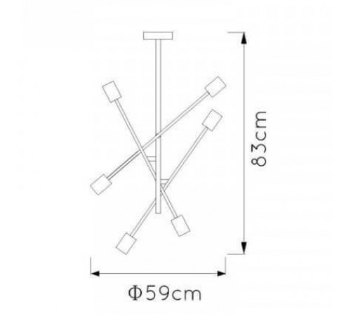 Подвесная люстра Lucide Lester 21119/06/30 Подвесная люстра Lucide Lester 21119/06/30