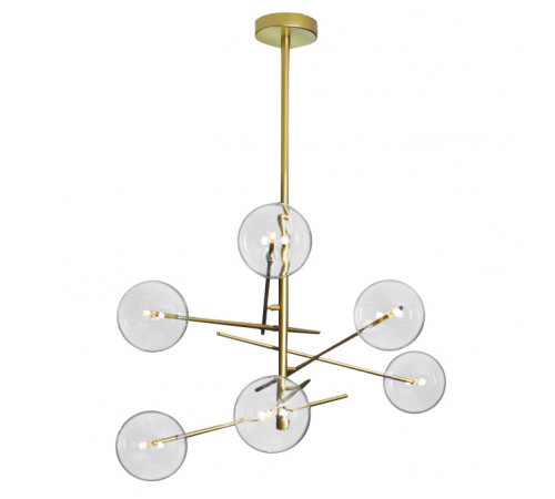 Люстра на штанге Delight Collection Globe Mobile 9307P-6A gold Люстра на штанге Delight Collection Globe Mobile 9307P-6A gold