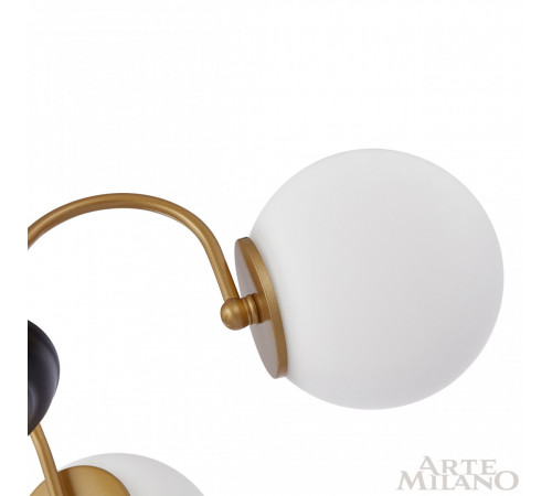 Люстра на штанге Arte Milano Napoli 312066/D940/8 BS/BK Люстра на штанге Arte Milano Napoli 312066/D940/8 BS/BK