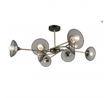 Люстра на штанге IMEX MD.5700-8-S-AB+BK