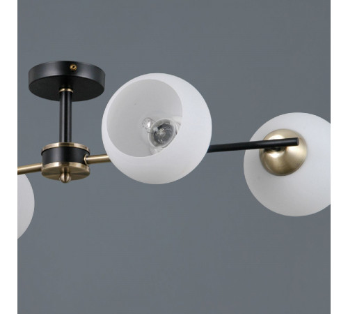 Люстра на штанге Illumico IL0469-4CSQ-24 BK AB LIBRA Люстра на штанге Illumico IL0469-4CSQ-24 BK AB LIBRA