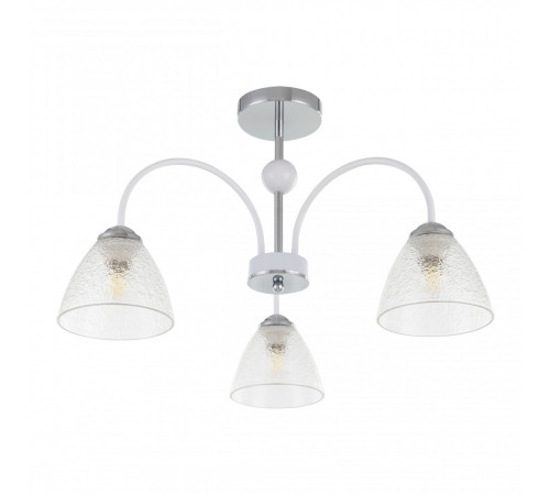 Люстра на штанге Arte Milano Napoli 321410/3 CR+WH Люстра на штанге Arte Milano Napoli 321410/3 CR+WH