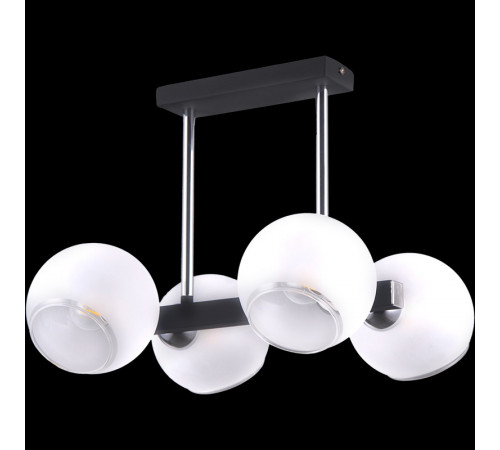Люстра на штанге Illumico IL9559-4PSQ-79 CR BK Люстра на штанге Illumico IL9559-4PSQ-79 CR BK