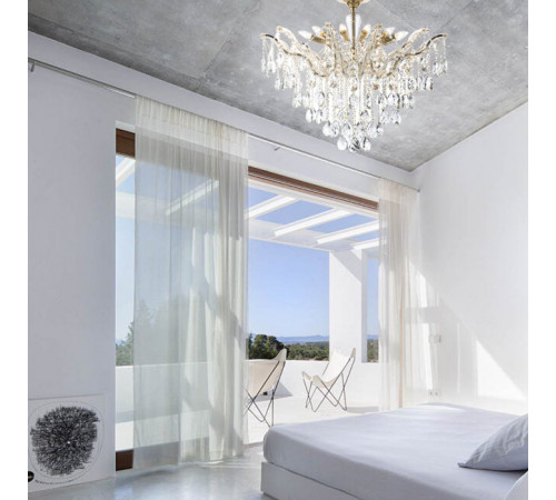 Люстра на штанге Lumien Hall Kaya LH0027/6C-FGD Люстра на штанге Lumien Hall Kaya LH0027/6C-FGD