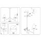 Люстра на штанге Ambrella Light High Light Modern LH57133
