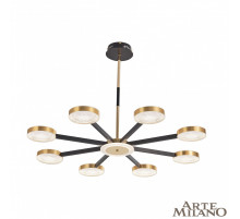 Люстра на штанге Arte Milano 272079/8 BK/GD