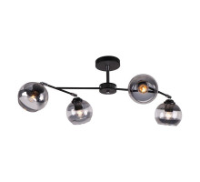Люстра на штанге IMEX MD.9460-4-S BK+CH