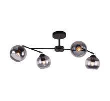 Люстра на штанге IMEX MD.9460-4-S BK+CH