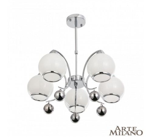 Люстра на штанге Arte Milano Neapolis 276207/5 Ni Люстра на штанге Arte Milano Neapolis 276207/5 Ni