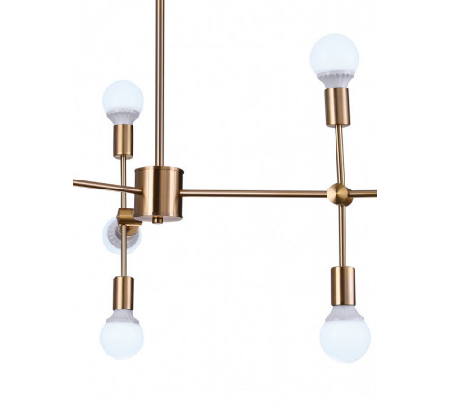 Люстра на штанге Natali Kovaltseva LOFT LUX 75130/6C GOLD Люстра на штанге Natali Kovaltseva LOFT LUX 75130/6C GOLD