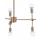 Люстра на штанге Natali Kovaltseva LOFT LUX 75130/6C GOLD