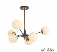 Люстра на штанге Arte Milano 279808/6 BK/GD