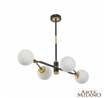 Люстра на штанге Arte Milano 272708/4 BK/GD