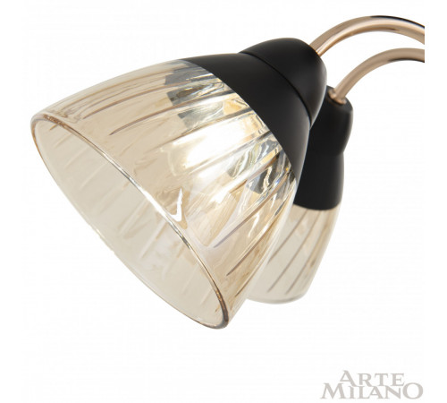 Люстра на штанге Arte Milano Napoli 320119/3 FG+BK Люстра на штанге Arte Milano Napoli 320119/3 FG+BK