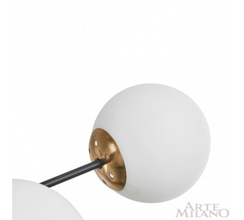 Люстра на штанге Arte Milano Neapolis 279808/8 BK/GD Люстра на штанге Arte Milano Neapolis 279808/8 BK/GD