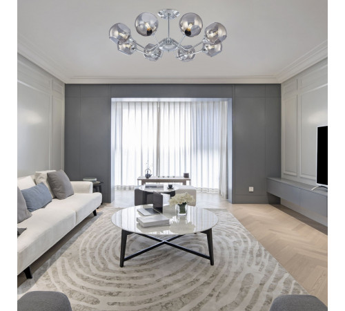 Люстра на штанге Arte Milano Napoli 330334/8 CR Люстра на штанге Arte Milano Napoli 330334/8 CR