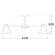 Люстра на штанге Arte Lamp Tyler A1031PL-8WH