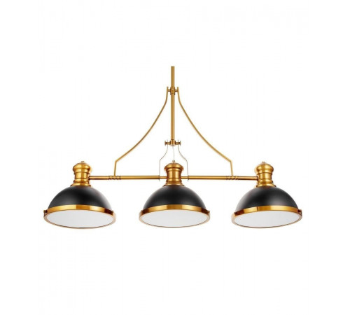 Подвесная люстра Lumina Deco Ettore LDP 710-3 BK+MD Подвесная люстра Lumina Deco Ettore LDP 710-3 BK+MD
