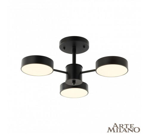 Люстра на штанге Arte Milano Ferrara 250906/3B Bk Люстра на штанге Arte Milano Ferrara 250906/3B Bk