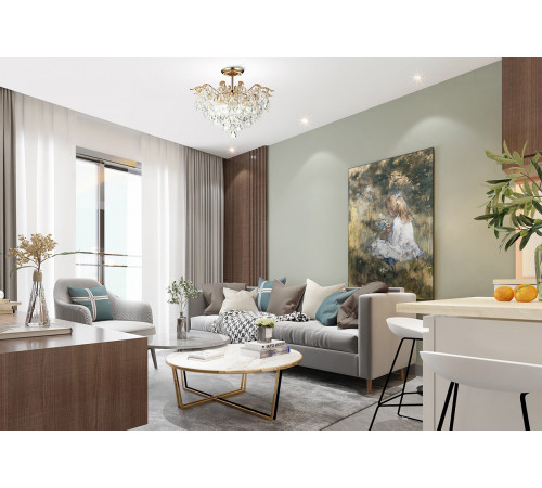 Люстра на штанге Escada Mona 1128/6