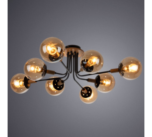 Люстра на штанге ARTE Lamp A2716PL-8BK Люстра на штанге ARTE Lamp A2716PL-8BK