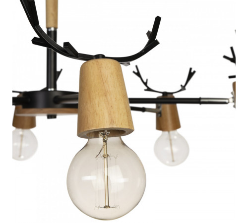 Люстра на штанге Loft IT Sven 10024/6 Black Люстра на штанге Loft IT Sven 10024/6 Black
