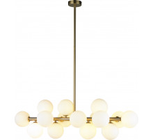 Люстра на штанге iLamp Golden 8516P/L BR-WH