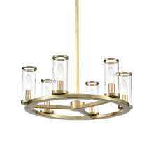Люстра на штанге Delight Collection MD2061-6A br.brass