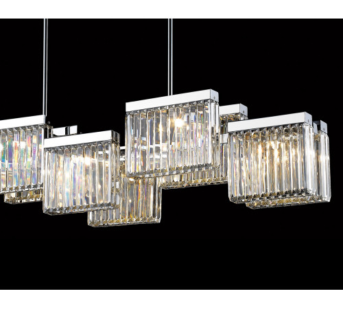 Люстра на штанге Delight Collection Broadway EP68031L-10 chrome Люстра на штанге Delight Collection Broadway EP68031L-10 chrome
