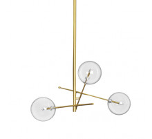 Люстра на штанге Delight Collection Globe Mobile 9307P-3A gold