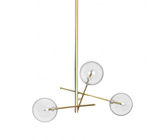 Люстра на штанге Delight Collection Globe Mobile 9307P-3A gold