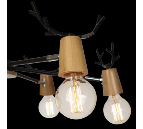Люстра на штанге Loft IT Sven 10024/6 Black Люстра на штанге Loft IT Sven 10024/6 Black