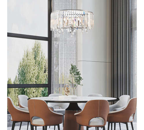 Люстра на штанге Arte Milano Sorrento 372509/8/250/590 CR Люстра на штанге Arte Milano Sorrento 372509/8/250/590 CR