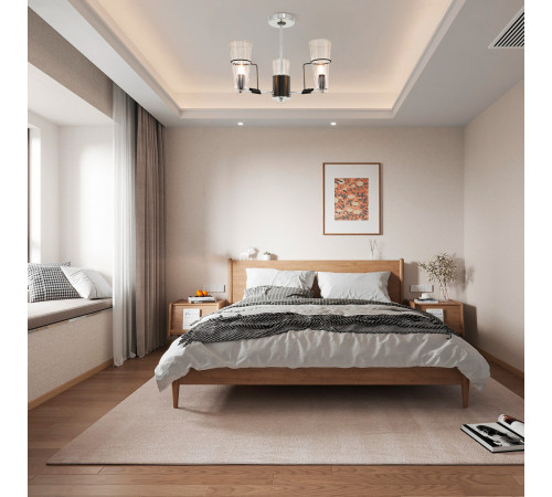 Люстра на штанге Arte Milano Napoli 328107/3 CR.BK