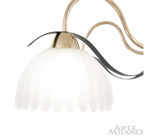 Люстра на штанге Arte Milano Napoli 327306/5 FG+BK Люстра на штанге Arte Milano Napoli 327306/5 FG+BK