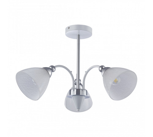 Люстра на штанге Arte Milano Napoli 326008/3 WH+CR Люстра на штанге Arte Milano Napoli 326008/3 WH+CR