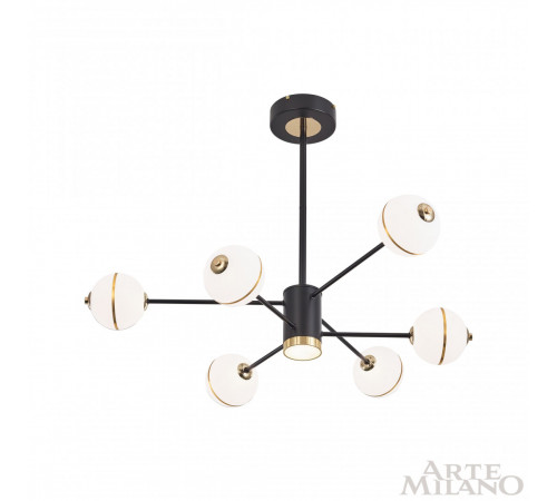 Люстра на штанге Arte Milano 272069/6 BK Люстра на штанге Arte Milano 272069/6 BK
