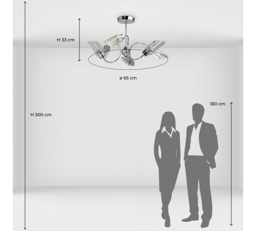 Люстра на штанге MW-Light Олимпия 106011406