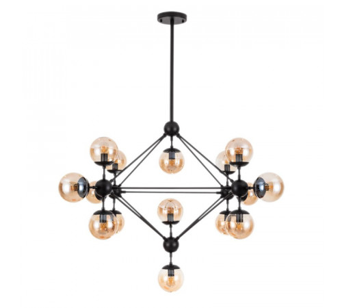 Люстра на штанге Arte Lamp Bolla A1664SP-15BK Люстра на штанге Arte Lamp Bolla A1664SP-15BK