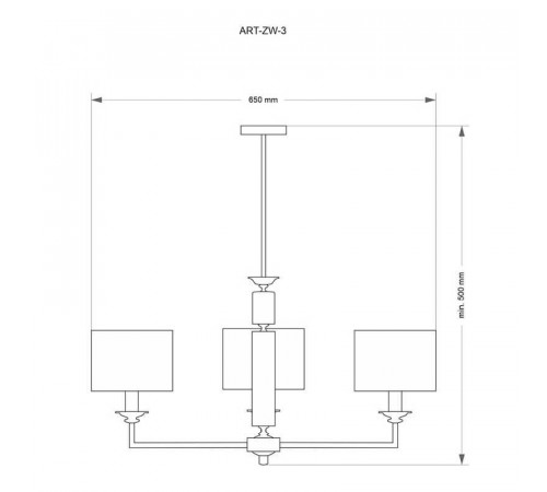 Подвесная люстра Kutek Mood Artu ART-ZW-2 (N) Подвесная люстра Kutek Mood Artu ART-ZW-2 (N)