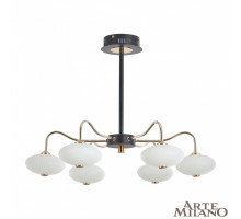Люстра на штанге Arte Milano Neapolis 273908/6 BK/GD