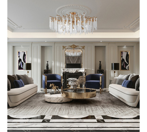 Люстра на штанге Arte Milano 23111.1200.18.E14.A IB