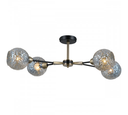 Люстра на штанге Illumico IL0253-4CSQ-79 BK AB Люстра на штанге Illumico IL0253-4CSQ-79 BK AB