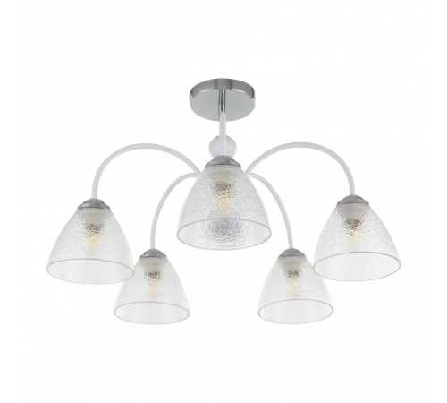 Люстра на штанге Arte Milano Napoli 321410/5 CR+WH Люстра на штанге Arte Milano Napoli 321410/5 CR+WH