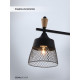 Люстра на штанге Seven Fires Olban SF3389/3C-BK-WD