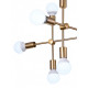Люстра на штанге Natali Kovaltseva LOFT LUX 75130/12C GOLD