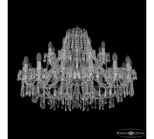 Подвесная люстра Bohemia Ivele Crystal 1403/16+8/360 Ni