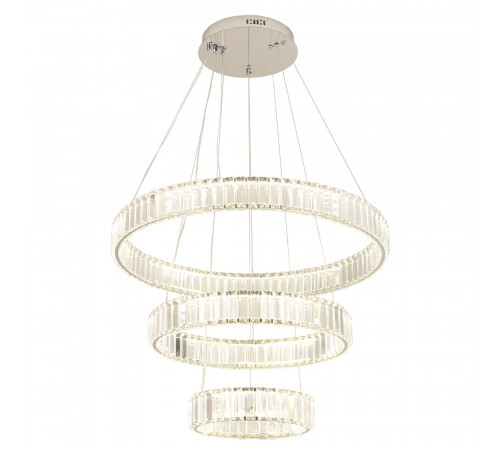 Подвесная люстра Crystal Lux MUSIKA SP150W LED CHROME Подвесная люстра Crystal Lux MUSIKA SP150W LED CHROME
