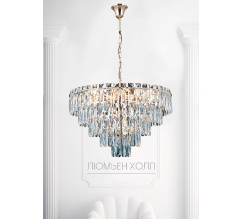 Подвесная люстра Lumien Hall Kristin LH0066/10H-AB-CL Подвесная люстра Lumien Hall Kristin LH0066/10H-AB-CL