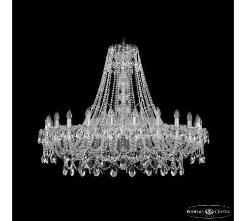 Подвесная люстра Bohemia Ivele Crystal 1411/24/460 Ni